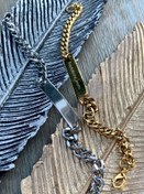 تصویر دستبند دخترانه پسرانه استیل رنگ ثابت 