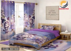 تصویر روتختی دخترانه کرومی کد BD1949 سایز ۹۰ سانتیمتر 