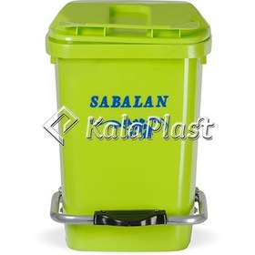 تصویر سطل زباله پلاستیکی مخزن پلی اتیلن پدال دار 12 لیتری ا Bucket Bucket