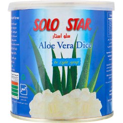 تصویر کمپوت آلوئه ورا در شربت رقيق سولو استار (430 گرم) 
