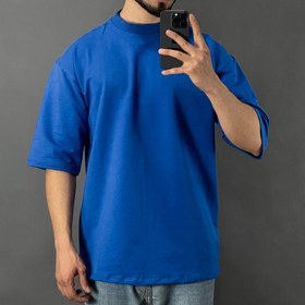 تصویر تیشرت دورس بیسیک آبی 