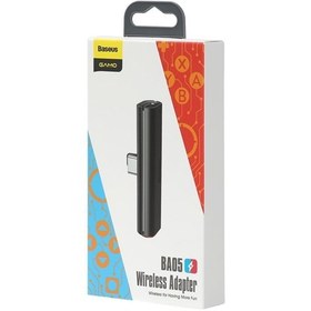 تصویر دانگل بلوتوث نینتندو سوییچ Baseus BA05 Wireless Adapter Type C NGBA05-01 همراه با تبدیل USB و استند Buy Price Baseus BA05 GAMO Wireless Adapter Type C NGBA05 01