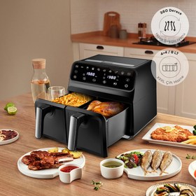 تصویر سرخکن بدون روغن Karaca ترکیه مدل Multifry XXXL 9 Litre Karaca Multifry XXXL 9 Litre Digital Tek Hazneli