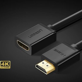 تصویر کابل افزایش طول 2.0 HDMI یوگرین مدل HD107 10142 طول 2 متر UGREEN HD107 10142 2.0 HDMI 2m Extension Cable