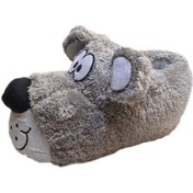 تصویر پاپوش کفی پارچه ای طرح جسی طوسی زنانه و دخترانه 