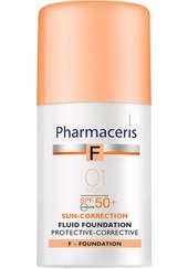 تصویر بی بی کرم فلوئید ضد آفتاب فارماسریز شماره 01 Ivory حجم 30میل 