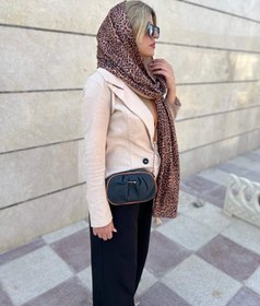 تصویر شال پلنگی - پلنگی روشن 