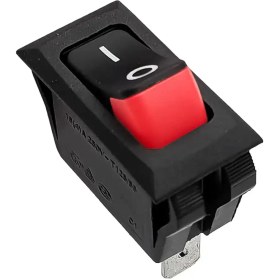 تصویر کلید راکر باریک دو حالته با جنس پایه پلاتین مسی 2PIN HB110C5N 2PIN