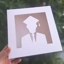 تصویر پک10عددی جعبه پذیرایی طرح آقا برای مراسم دفاعیه پایان نامه 