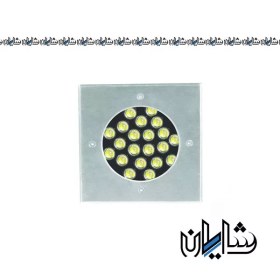 تصویر چراغ دفنی مربع 36 وات ال اچ جی EDC 36 watt LHG EDC square burial lamp