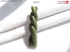 تصویر نگین یشم خوش رنگ کد 62317 