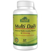 تصویر قرص مولتی دیلی آلفا ویتامینز 60 عدد Alfa Vitamins Multi Daily 60 Tablets