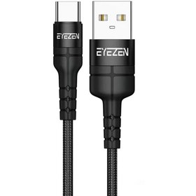 تصویر کابل تبدیل USB به USB-C آیزن ( Eyezen ) مدل EC-8 Fast Charge طول 1 متر 