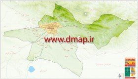 تصویر نقشه استانی تهران – H85 