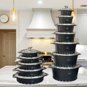 تصویر قابلمه چدن گرانیت SG سایز ۲۸ 