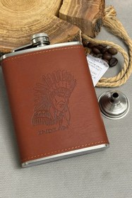 تصویر بطری جیبی nbco مدل چرم 