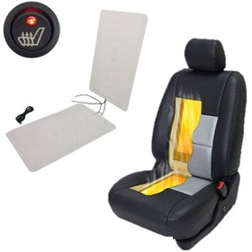 تصویر گرمکن صندلی خودرو مناسب سایپا و سایر خودروها 