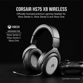 تصویر هدست گیمینگ بی‌سیم کورسیر مدل HS75 XB WIRELESS CORSAIR HS75 XB WIRELESS Gaming Headset