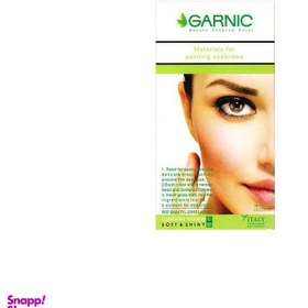 تصویر رنگ ابرو گیاهی (Garnic) شماره Gch7 بلوند شکلاتی روشن 