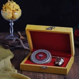 تصویر جعبه کادویی تسنیم هدیه ای بسیار زیبا وشکیل برای آنهایی که دوستشان دارید(یک مثقال زعفران) 