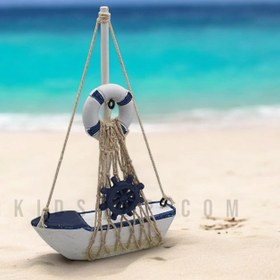 تصویر ماکت قایق چوبی 