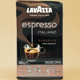 تصویر پودر قهوه اسپرسو ایتالیانو 250 گرم لاوازا LAVAZZA ا LAVAZZA espresso ITALIANO ground coffee 250 g LAVAZZA espresso ITALIANO ground coffee 250 g