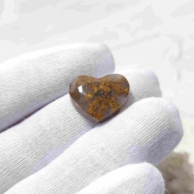 تصویر عقیق پاییزی قلبی کوچک 