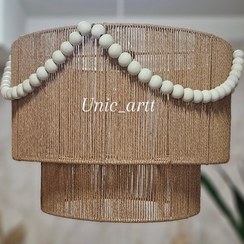 تصویر لوستر استوانه دو طبقه 