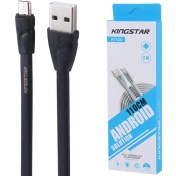 تصویر کابل میکرو یو اس بی 2.1 آمپر کینگ استار K112A طول 1.1 متر 