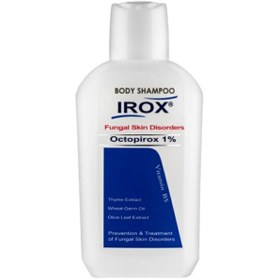 تصویر شامپو بدن ایروکس مناسب برای پوست های مبتلا به آلودگی های قارچی body shampoo irox for skin fungal disorders