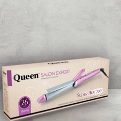 تصویر فرکننده سرامیک کوئین سایز 26 - C526 ا Queen Professional Hair C526 Curling Iron Queen Professional Hair C526 Curling Iron