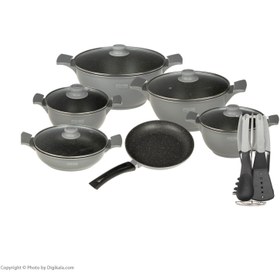 تصویر سرویس پخت و پز 18 پارچه فورته مدل اسکار پلاس Forte Oscarplus Cookware Set_18 PCS