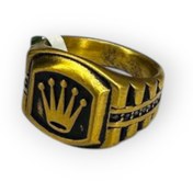 تصویر انگشتر مردانه جنس استیل طرح رولکس کد ۱۰۰۶ 