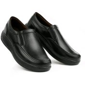 تصویر کفش مردانه چرم مدل پرفکس سایز ۴۰ تا ۴۵ رنگ مشکی 