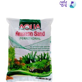 تصویر خاک آکواریوم آکوا حجم ۳ لیتر مشکی 