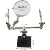 تصویر گیره مونتاژ ذره بین دار مدل BEST BST-168Z 