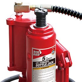 تصویر جک روغنی بادی 5 تن بیگ رد BIG RED مدل TRQ05002 BIG RED Air Bottle Jack 5 Ton Model TRQ05002