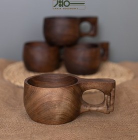 تصویر لیوان چوبی کوکسا k1002 