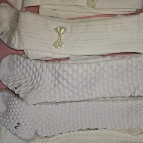 تصویر جوراب شلواری دخترانه نخ پنبه 