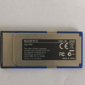 تصویر مموری و کارت حافظه سونی Sony SxS 16gb در حد نو 