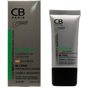 تصویر بی بی کرم پوست مختلط و چرب سی بی 30 میلی لیتر بژ طبیعی CB Paris BB Cream Natural Beige 30ml