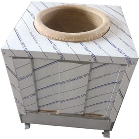 تصویر تنور گلی باکس ۸۰×۸۰ 