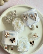 تصویر محافظ آداپتور ۲۵ وات سامسونگ رزینی/شاینی ۴ تکه 