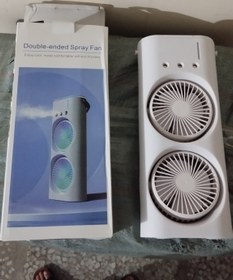 تصویر مینی کولر شارژی قابل حمل مدل FITLIFE Air Cooler Multifunction portable fans mist rechargeable table fan