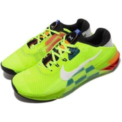 تصویر کفش تنیس اورجینال مردانه برند Nike مدل Metcon 7 Amp Volt/white-black-bright Spruce کد Dh3382-703 