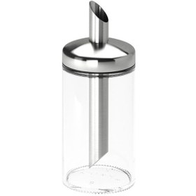 تصویر شکر پاش ایکیا مدل DOLD IKEA ا DOLD Portion sugar shaker clear glass/stainless steel 15 cm DOLD Portion sugar shaker clear glass/stainless steel 15 cm