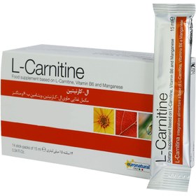 تصویر مایع خوراکی الکارنیتین یورونچرال 14 عددی Euronatural L-Carnitine Liquids 14Vials