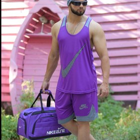 تصویر تاپ شلوارک ورزشی مردانه Nike c1592 