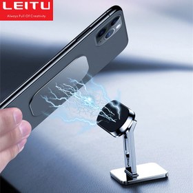 تصویر پایه نگهدارندهٔ گوشی موبایل مغناطیسی لیتو مدل LEITU LR-8 ا Leitu LR-8 Magnetic Mobile Phone Holder Leitu LR-8 Magnetic Mobile Phone Holder