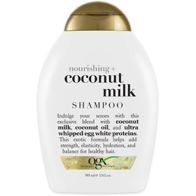 تصویر شامپو مو شیر نارگیل او جی ایکس 385 میل OGX coconut milk hair shampoo 385 ml